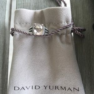 David Yurman Morganite Wheaton ring